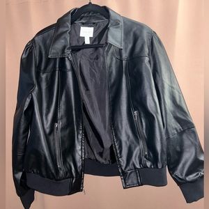 Nine West faux leather jacket